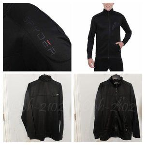 NWT Spyder Active Men’s Full Zip Jacket in black